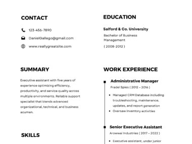Best CV Format for Fresh Graduates to Land Their First Job