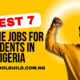 Best 7 Online Jobs For Students In Nigeria