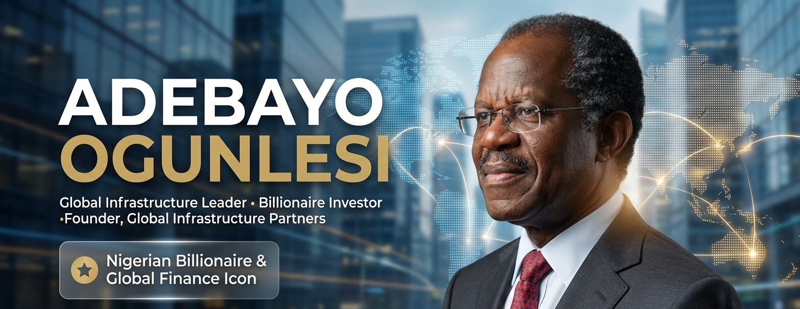 Adebayo Ogunlesi: Age, Wife, Parents, Children, Biography, Net Worth