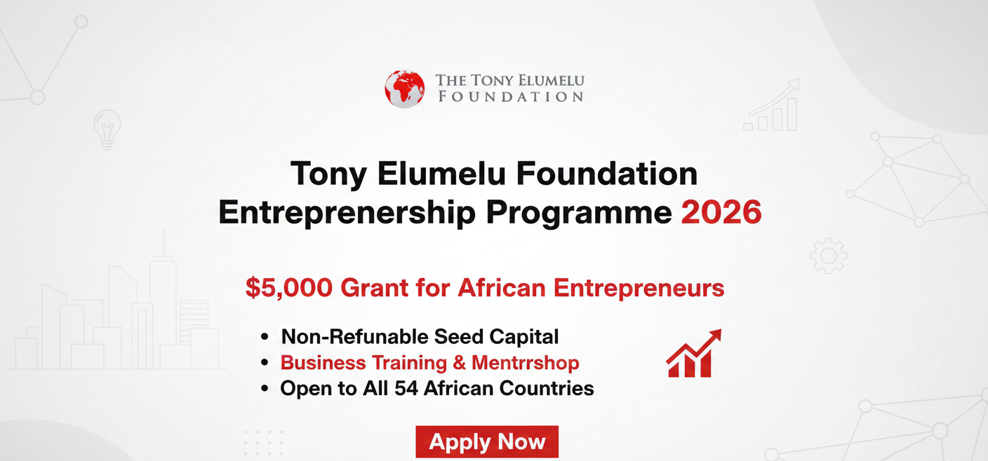 Tony Elumelu Foundation Entrepreneurship Programme 2026