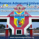 Thomas Adewumi University