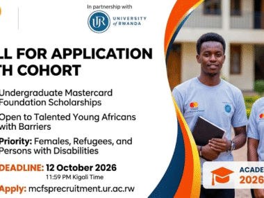Mastercard Foundation Scholarship at University of Rwanda